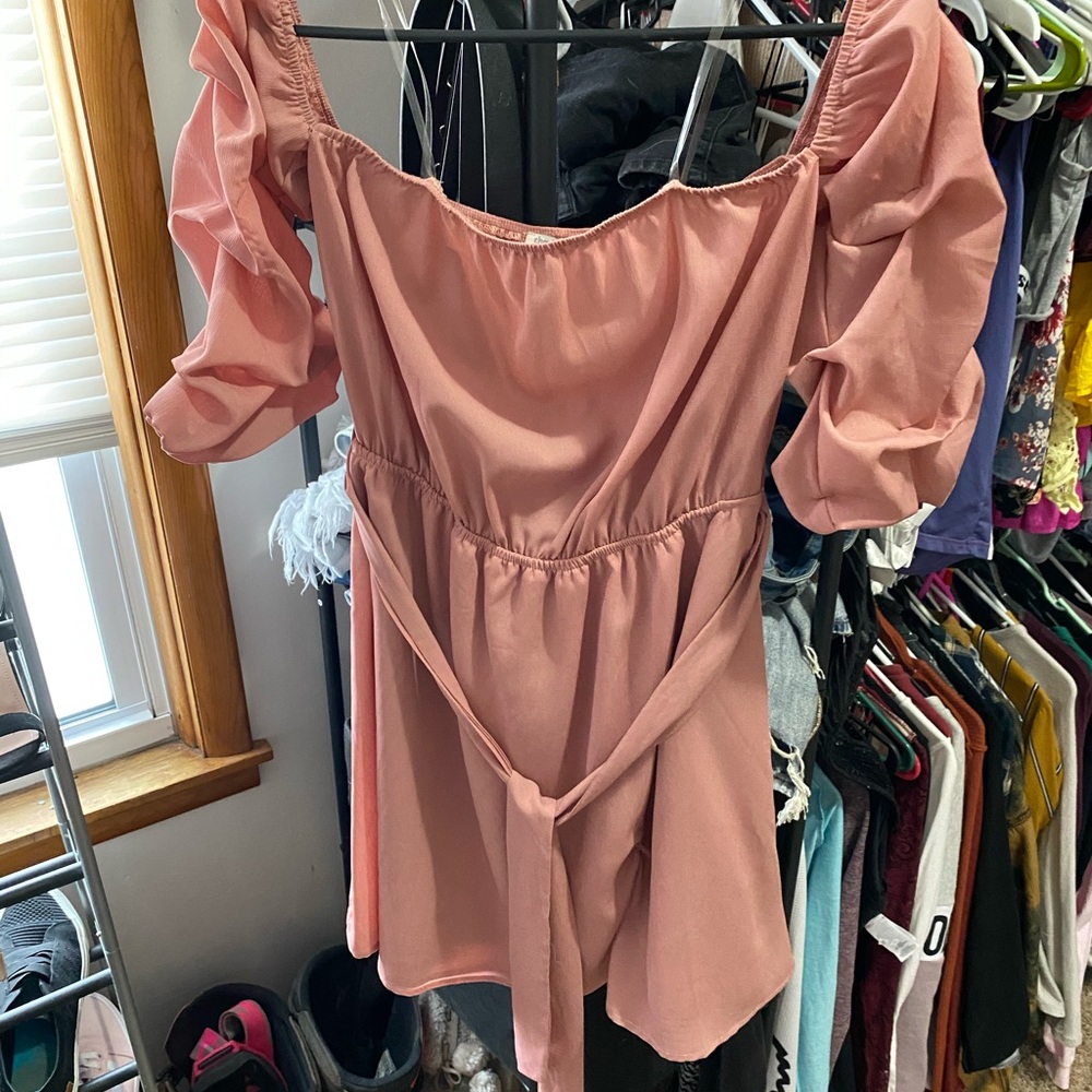 Off the shoulder dress